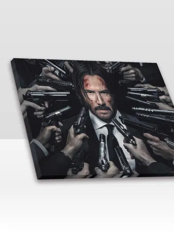John Wick Frame Canvas Print $24.00