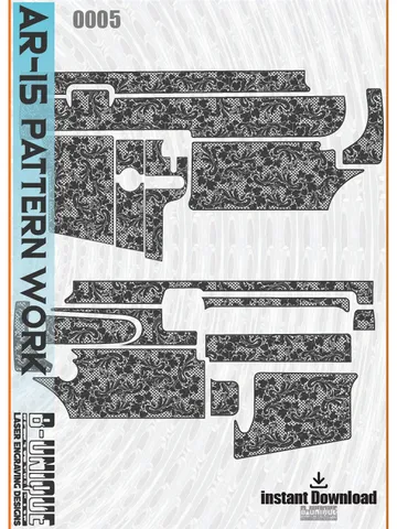 AR-15 Scroll-pattern Work