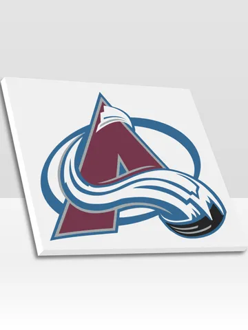 Colorado Avalanche Frame Canvas Print, Wall Art Home Decor $24.00