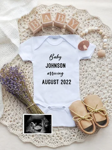Baby Announcement Digital Pregnancy Announcement for Social Media, Editable Template Digital File $7.00