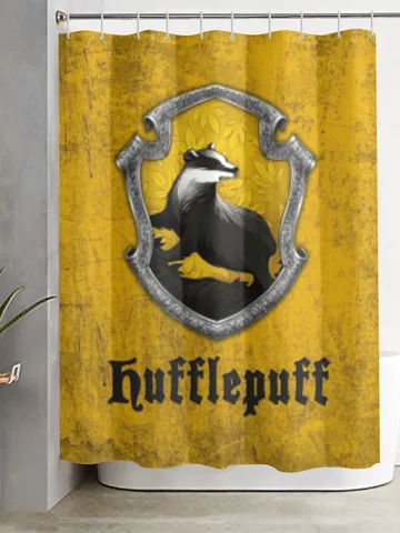 Hufflepuff Shower Curtain $48.00