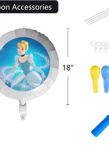 Cinderella Foil Balloon $24.00