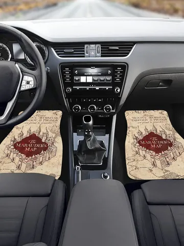 Marauders Map Harry Potter Front Car Floor Mats Set of 2 $69.97