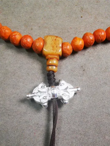 Gandhanra Handmade Tibetan Amulet,Vajra Pendant for Mala,Bag Hanging,1.18" × 0.63" $15.99