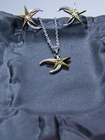 Moon-and-star Morrowind earring / The Elder Scrolls game jewelry / Morrowind Oblivion Skyrim Cosplay jewelry $50.60