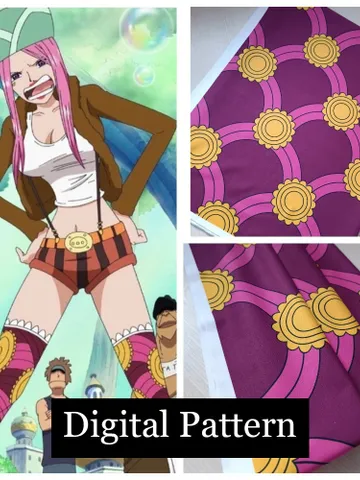 Bonney Jewelry Fabric (Digital Pattern) $15.00