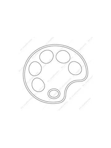 Palette vector doodle EPS $10.00