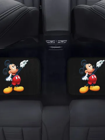 Mickey Mouse Back Car Floor Mats Set of 2 $54.00