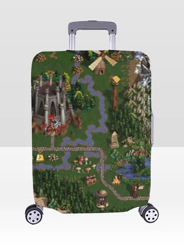 Heroes of Might and Magic 3 Luggage Cover, Luggage Protective Print Cover, Case Cover $30.00