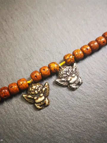 Gandhanra Handmade  Tibetan Mala Counter Pendant, Garuda, 0.8&quot; * 0.7&quot; - Prayer Beads Accessories $9.99