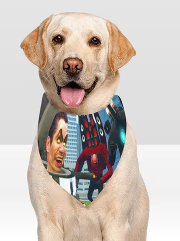 Skibidi Toilet Pet Dog Bandana $36.00