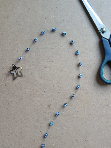 Hair Beads Evil Eye hair Accesory Hair Wrap Hair Accesory Childeren Hair Wrap $27.00