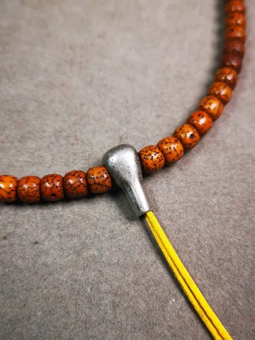 Gandhanra Tibetan Guru Bead,Mini Size T-drilled 3-Hole Prayer Bead,Mala Bead,Connector Bead for Buddhist Bead Accessories $15.99