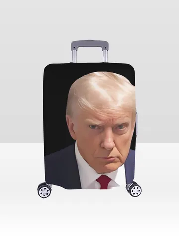 Trump Mugshot Luggage Cover, Luggage Protective Print Cover, Case Cover $30.00
