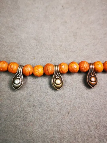 Gandhanra Handmade Buddhist Mala Counter Clip,Bum Counter Clip for Prayer Beads,Mani Jewel/Wish-Fulfilling Cintamani Shape,Mala Accessories $9.99