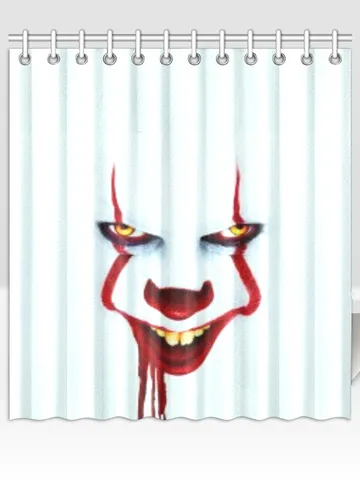 King IT Shower Curtain $48.00