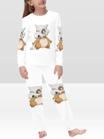 Cubone Pokemon Kids Girls Pajamas Set, PJ Set pajama loungewear sleepwear $72.00