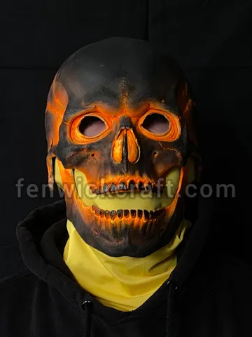 Scorched Mask - Ghost Rider/Helm with Movable Jaw $490.00