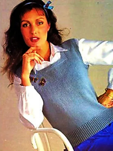 Vest waistcoat knitting pattern, sweater sleeveless top pdf instant download $6.68