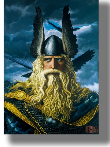 Chief Ace of Scandinavian mythology Wotan. $21.00