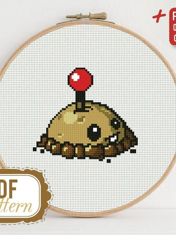 Cross stitch pattern Potato Mine Cross stitch pattern Plants vs Zombies PDF Format Instant Download Home decor Modern $5.96