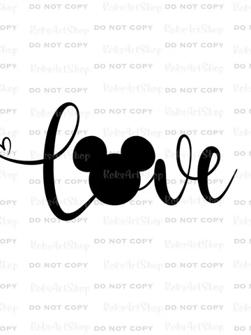 Mouse ears PNG clipart, Mouse ears Sublimation Design, Mouse ears tshirt design, love PNG clipart, Magical kingdom design $1.00