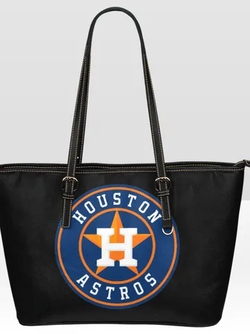 Houston Astros Leather Tote Bag $60.00