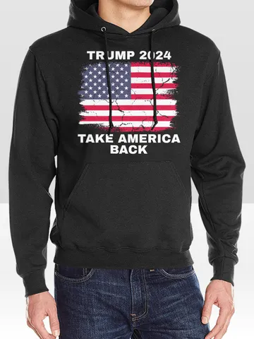 Trump 2024 Take America Back Hoodie $60.00