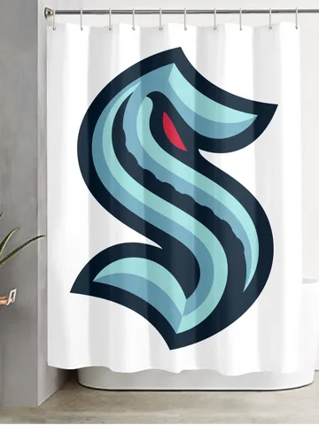 Seattle Kraken Shower Curtain $39.97