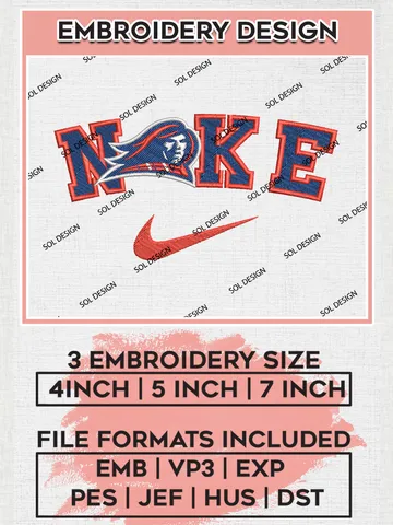 Nike NJIT Highlanders Machine Embroidery Design, NCAA NJIT Highlanders Embroidery Design files, NCAA Logo Embroidery Designs, NCAA Machine Embroidery Designs, Digital Download $6.99