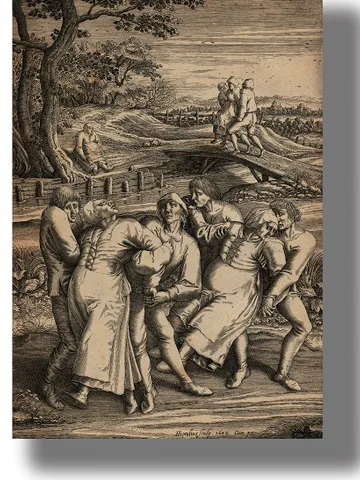 Epileptics and their guides on the way to the bridge near Molenbeek. $21.00
