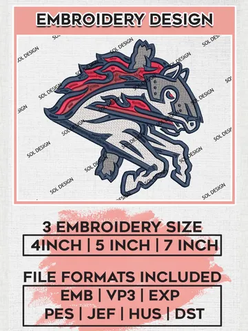 MiLB Binghamton Rumble Ponies Embroidery Design Files, MiLB Binghamton Rumble Ponies Logo, Minor League Baseball Logo Embroidery Designs, MiLB embroidery designs, Machine embroidery designs, Digital Download $6.99