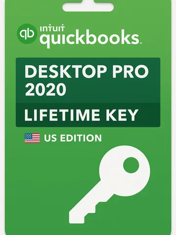Quickbooks Desktop Pro 2020 Lifetime key US Edition 3 User