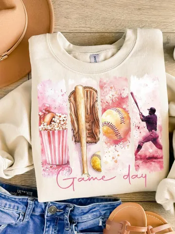 Softball Png, Game Day Softball Coquette PNG, Softball Bow Png, Softball Mama Png, Softball Mom Png, Brushstroke Softball Png, $4.84