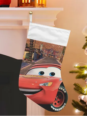Lightning McQueen Christmas Stocking