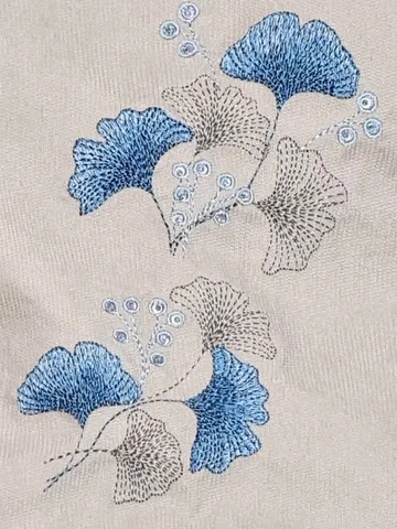 Ginkgo sprigs set of machine embroidery designs floral embroidery pattern digital embroidery motif $15.01