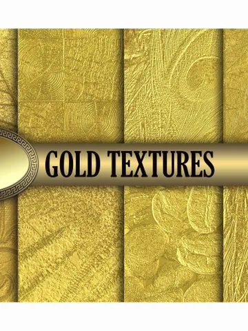 Gold background 8.5* 11 inch Gold texture digital papers Golden metallic printable jpg Instant download $4.07
