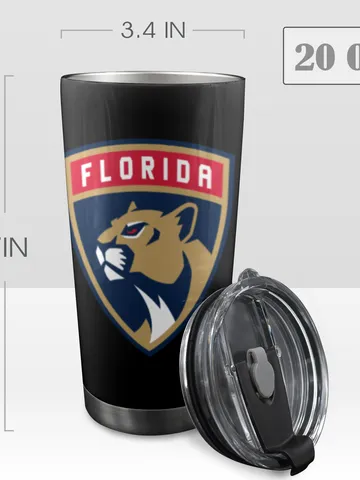 Panthers Tumbler 20 oz with Lid $42.00
