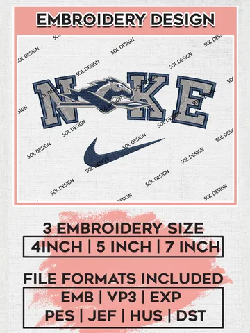 Nike Longwood Lancers Machine Embroidery Design, NCAA Longwood Lancers Embroidery Design Design files, NCAA Embroidery Designs, NCAA Machine Embroidery Designs, Digital Download