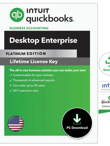 QuickBooks Desktop Enterprise 2024 Lifetime License