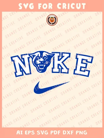 Ni.kee Georgia State Panthers Svg, NCAA College Football Team Svg, NCAA Georgia State Panthers Team SVG for cricut, NCAA Team Shirt For Fan, Svg Files for Cricut, Png, Dxf, Digital Download