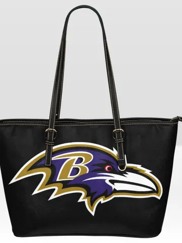 Baltimore Ravens Leather Tote Bag $60.00