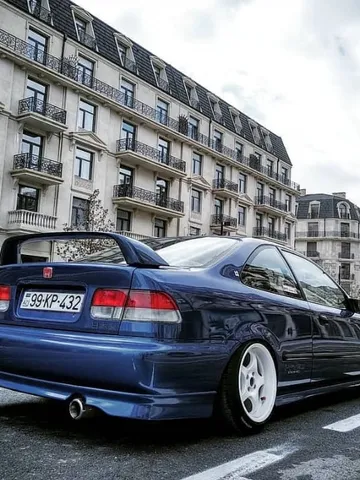 Civic Coupe Si VTI Rear Lip (abs) for Honda Civic Ek 99-00 2 dr. ABS $225.00