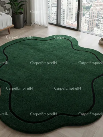 8x10 Irregular-Shaped Rug | Hand-Tufted 100% Wool Handmade Layered Rug, rugs for living room, Kids' Rug, Custom Rug, 4x6, 5x7, 9x12 $233.80