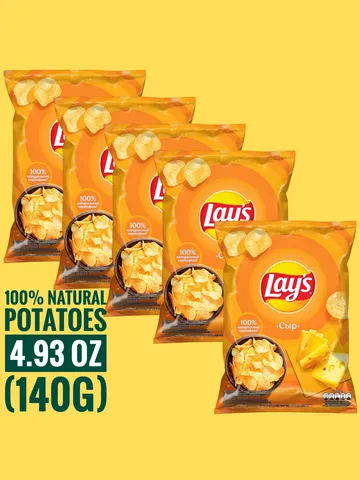 "Lay's" Chips "Lay's" cheese 4.93oz The order includes 5 pieces $43.50
