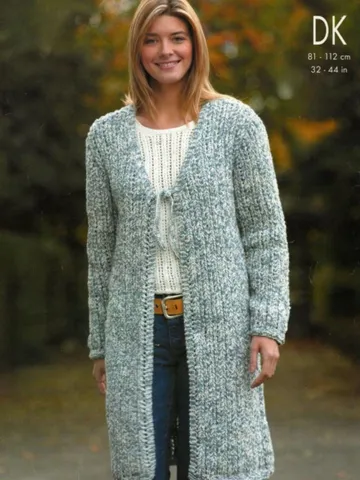 Long cardigan knitting pattern jacket top Pattern women summer cardigan pattern pdf instant download $6.68