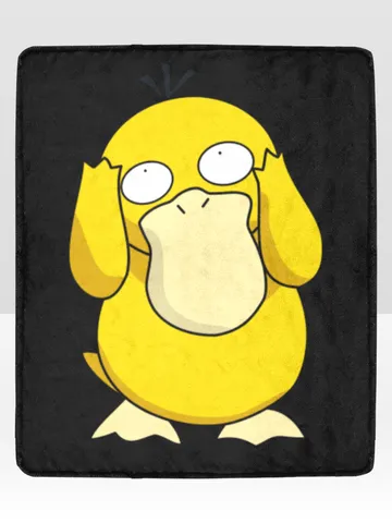 Psyduck Blanket Lightweight Soft Microfiber Fleece $54.00