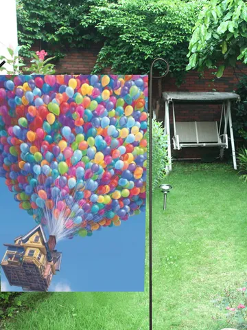 UP Balloons Garden Flag (Two Sides Printing, without Flagpole) $24.97