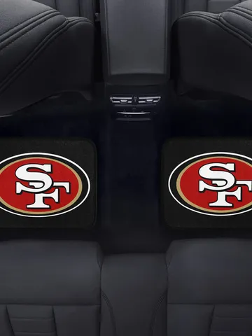 San Francisco 49ers Back Car Floor Mats Set of 2 $54.00