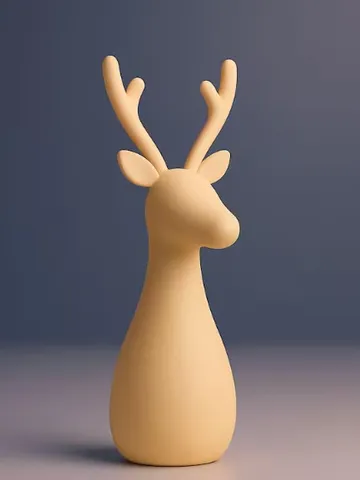 Christmas Deer Family 3D STL Files, Scandinavian Reindeer $1.00